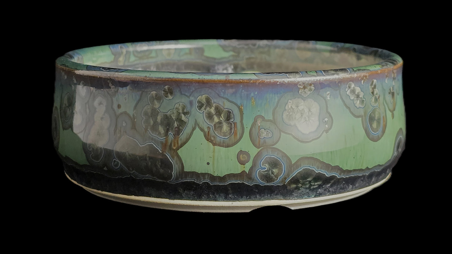 Bonsai Pot, Crystalline Round 1-26 - 5" X 1.75"