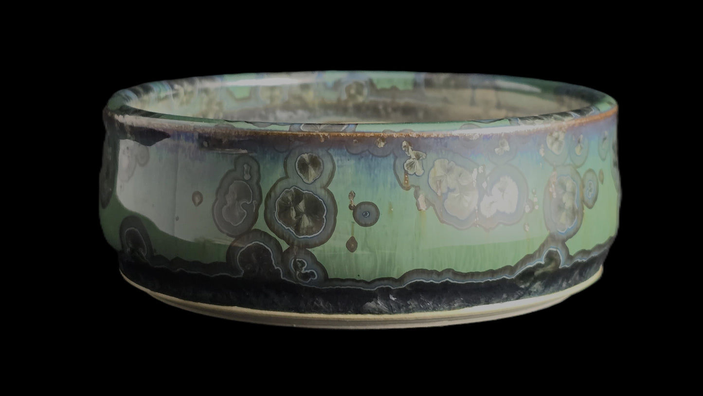 Bonsai Pot, Crystalline Round 1-26 - 5" X 1.75"