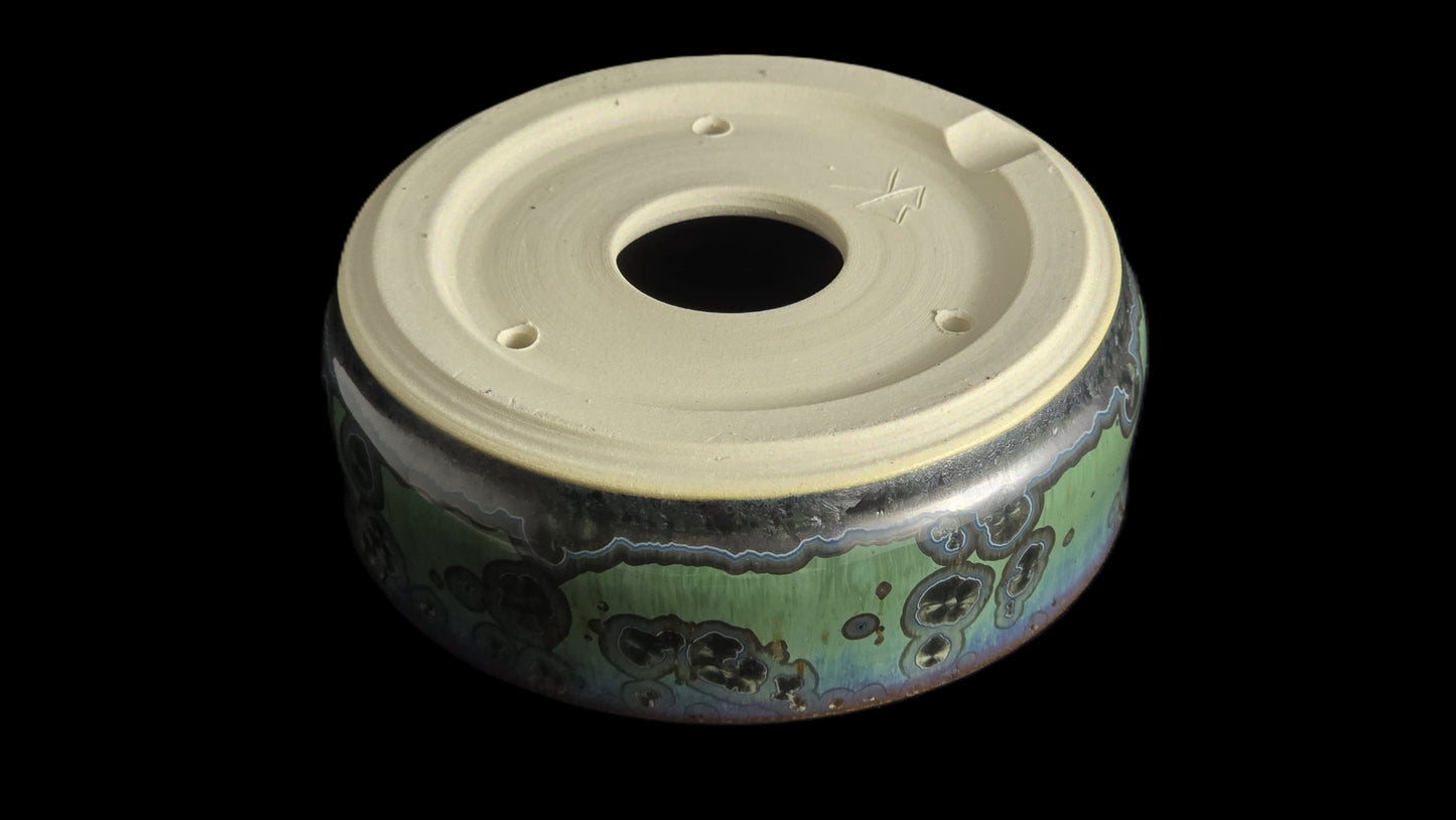 Bonsai Pot, Crystalline Round 1-26 - 5" X 1.75"