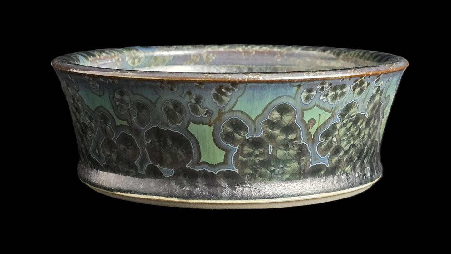 Bonsai Pot, Crystalline Round 1-26 - 5.25" X 2"