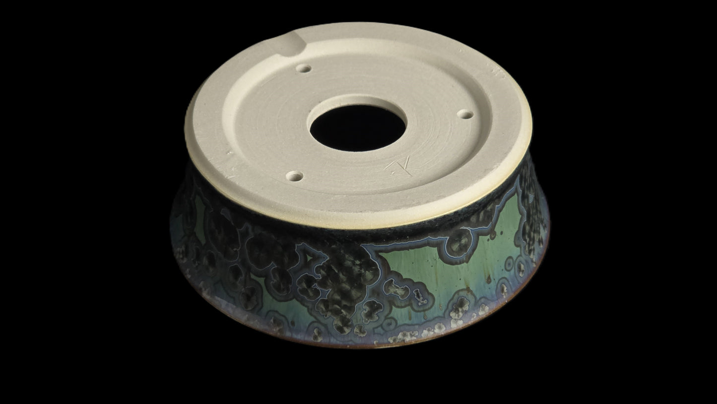 Bonsai Pot, Crystalline Round 1-26 - 5.25" X 2"