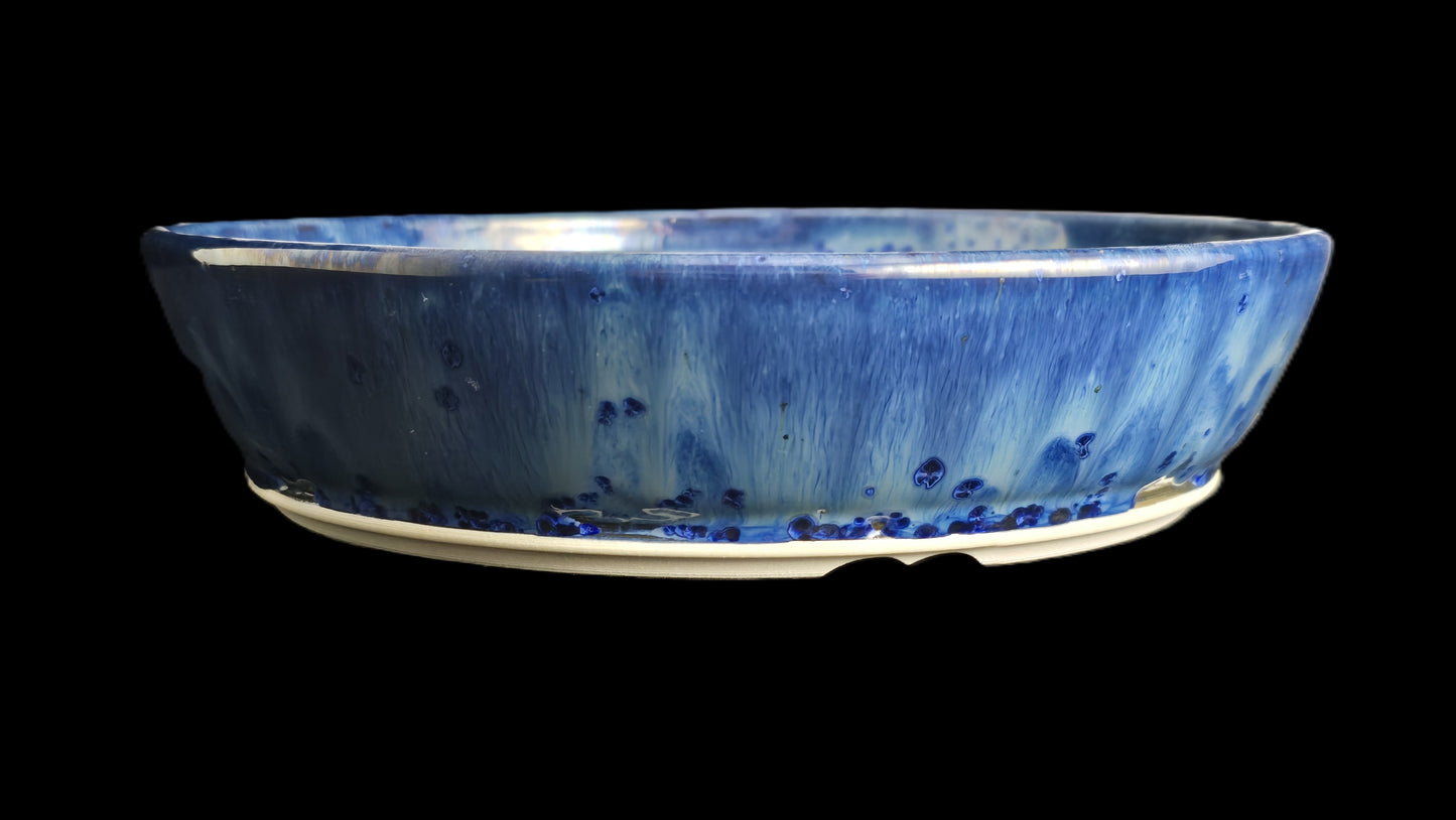 Bonsai Pot, Crystalline Round 1-26 - 9" X 2"