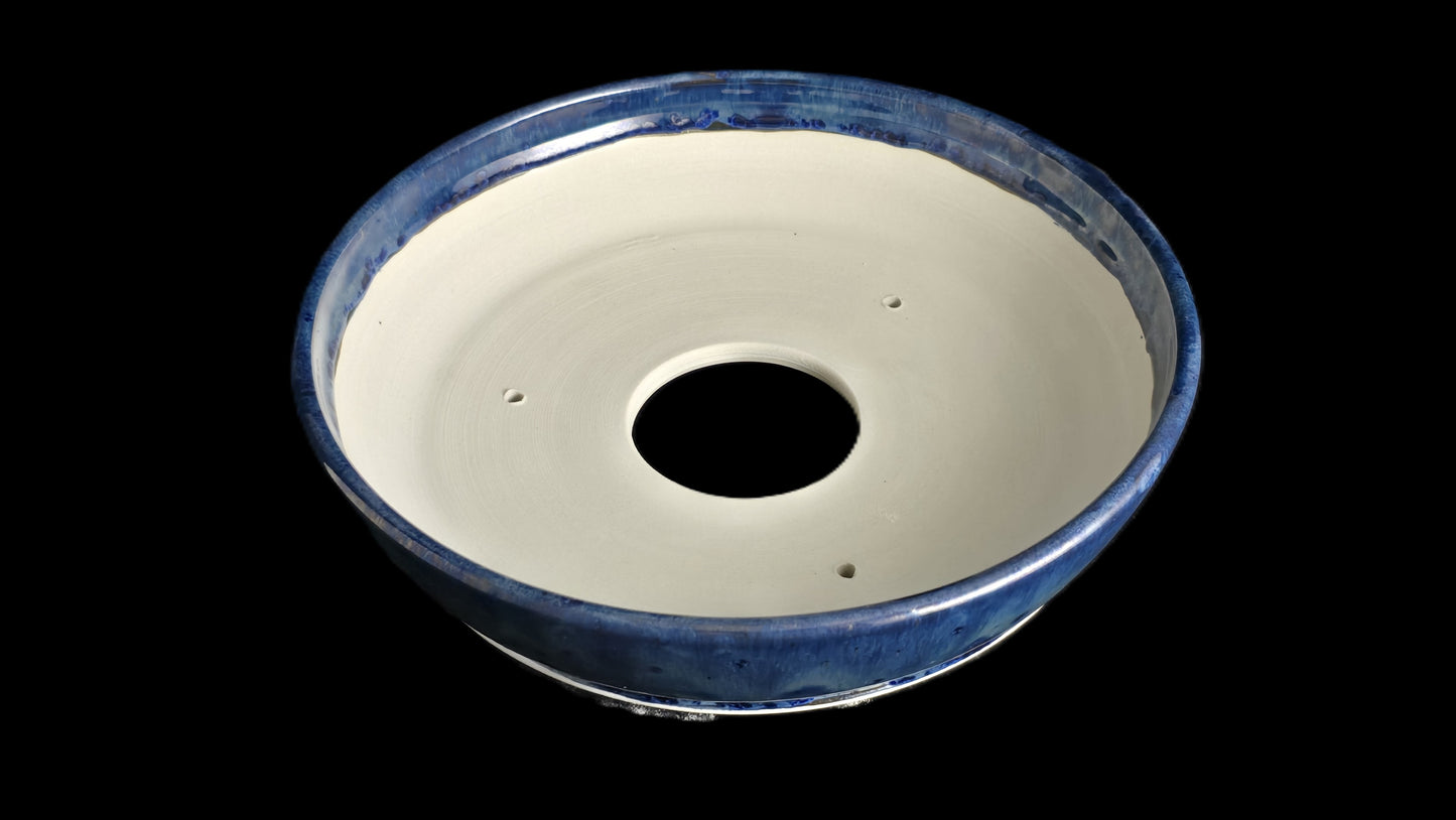 Bonsai Pot, Crystalline Round 1-26 - 9" X 2"
