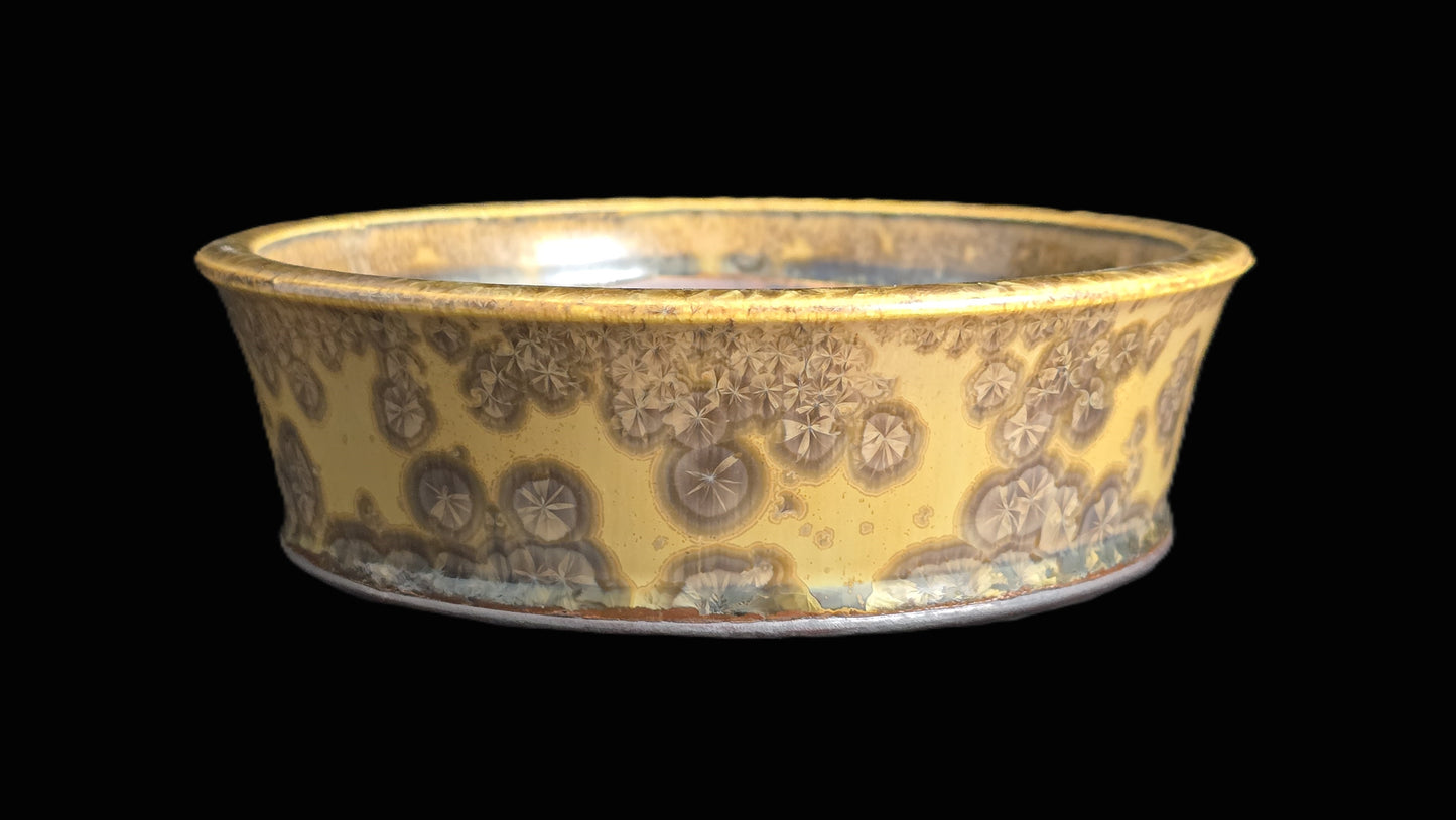 Bonsai Pot, Crystalline Round 1-26 - 7" X 2"