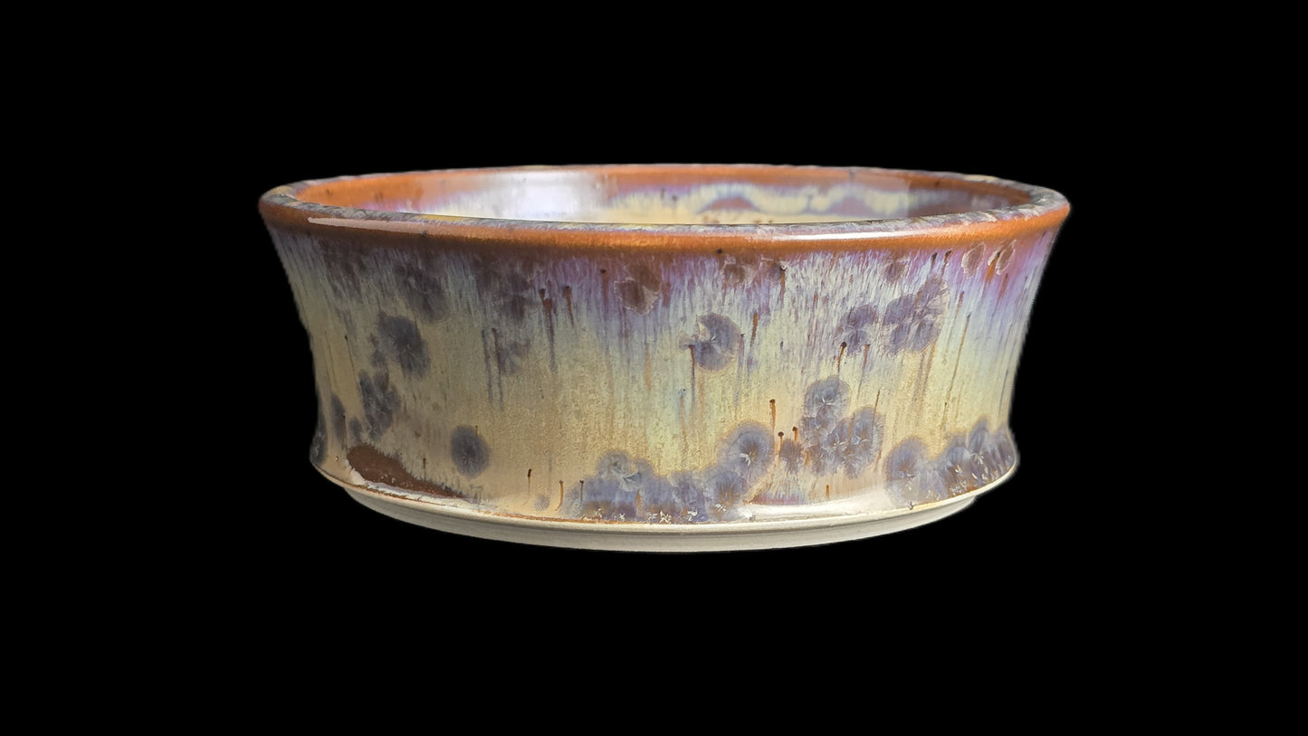 Bonsai Pot, Crystalline Round 1-26 - 5.25" X 2"