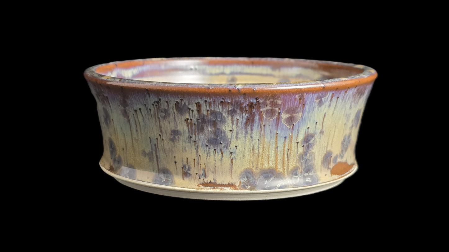 Bonsai Pot, Crystalline Round 1-26 - 5.25" X 2"