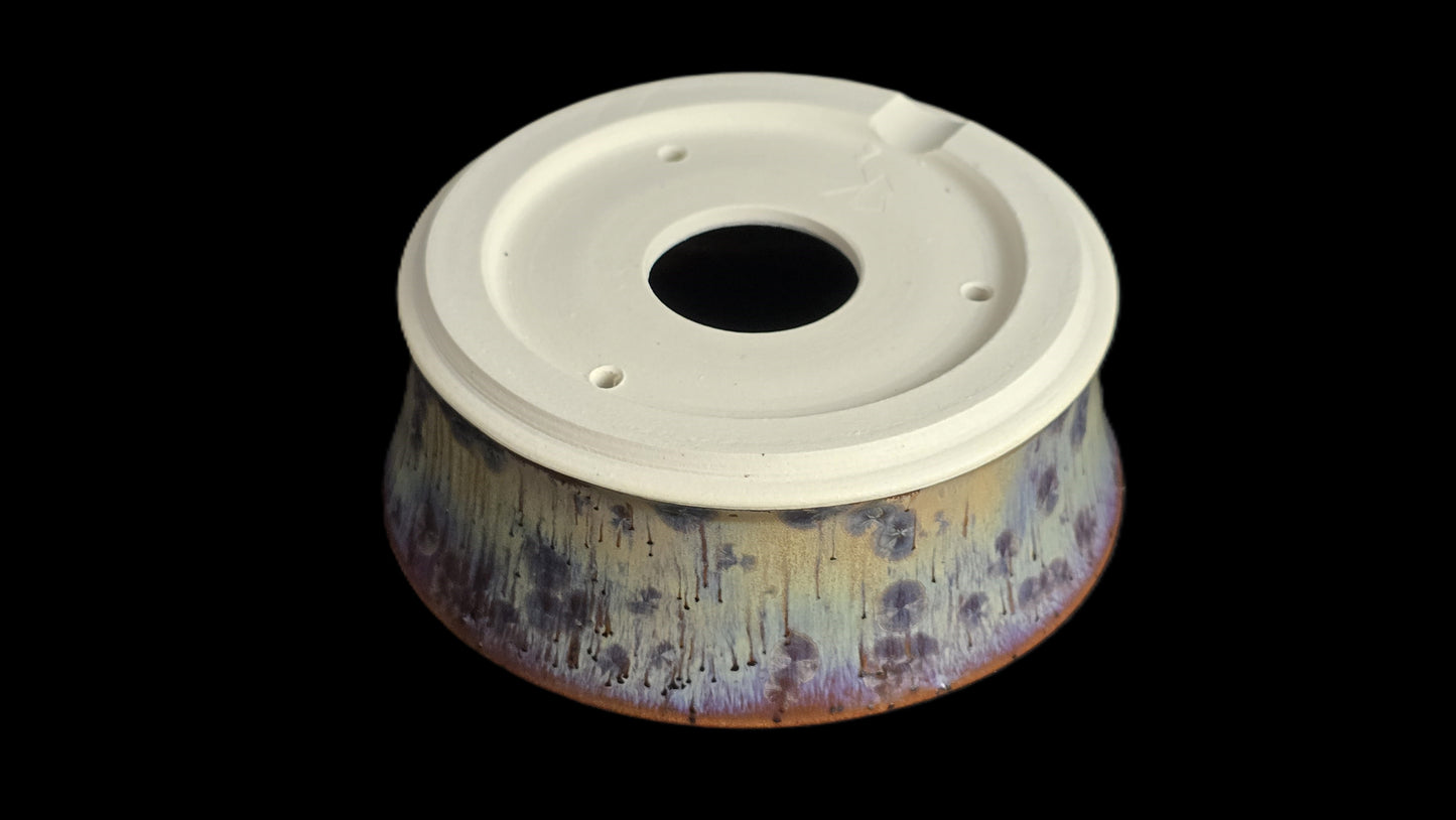 Bonsai Pot, Crystalline Round 1-26 - 5.25" X 2"