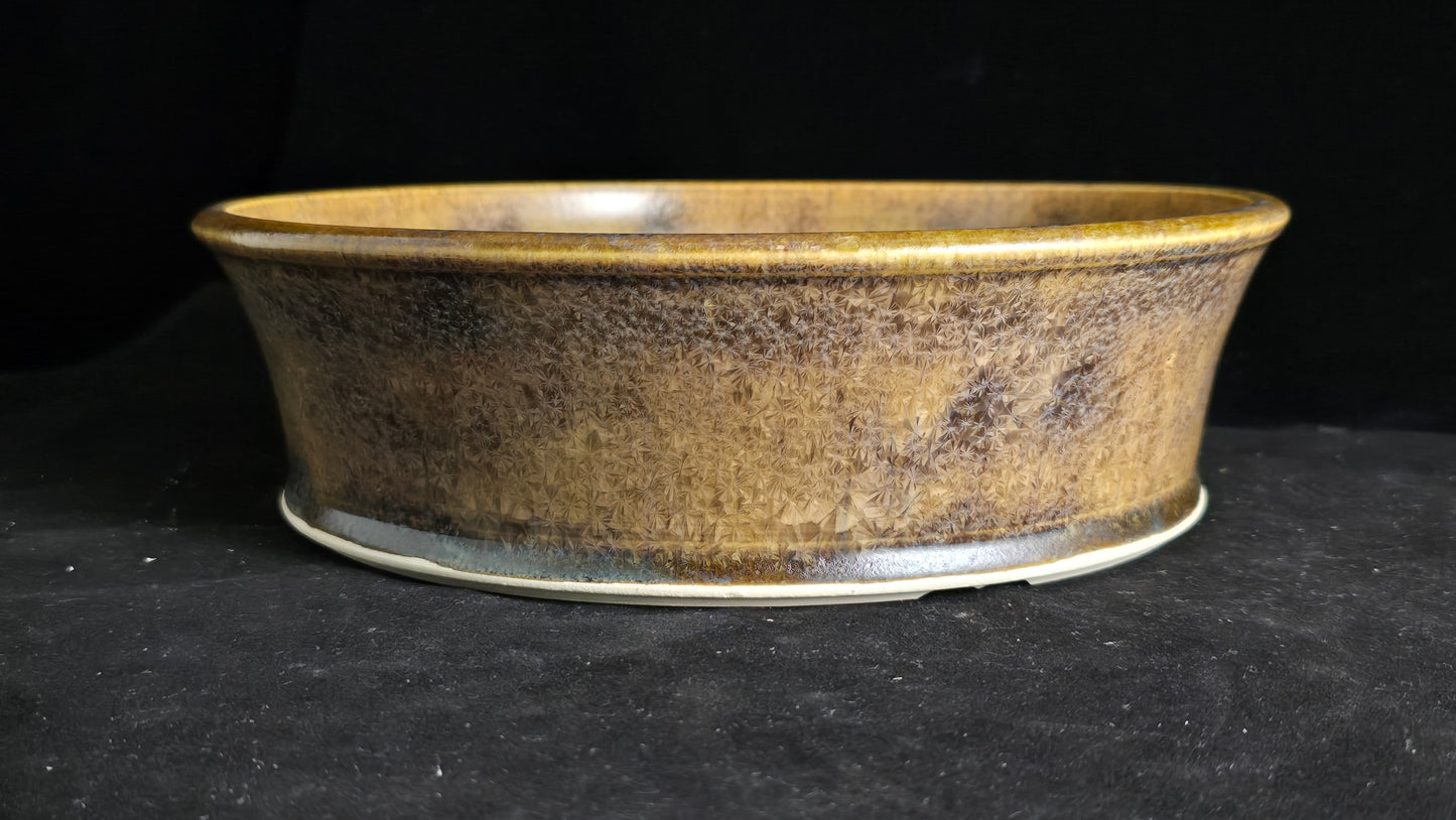 Bonsai Pot, Crystalline Round 2-26 - 10" X 3"
