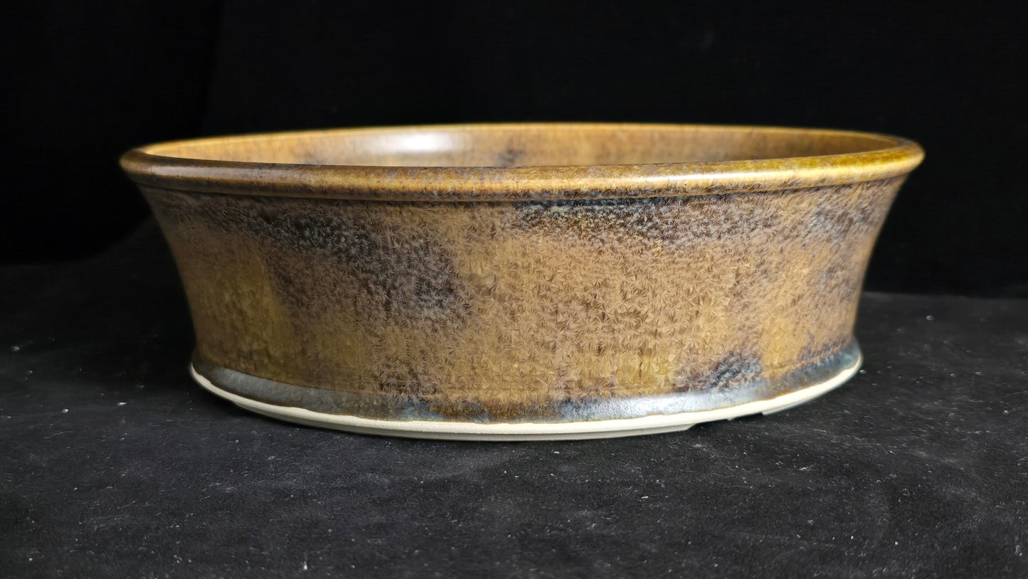 Bonsai Pot, Crystalline Round 2-26 - 10" X 3"