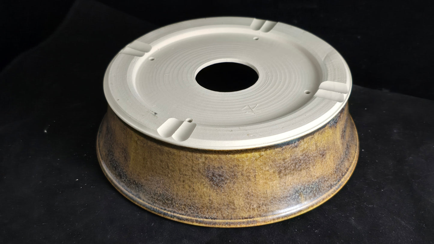 Bonsai Pot, Crystalline Round 2-26 - 10" X 3"