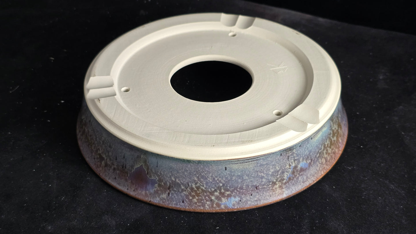 Bonsai Pot, Crystalline Round 2-26 - 7.25" X 1.5"