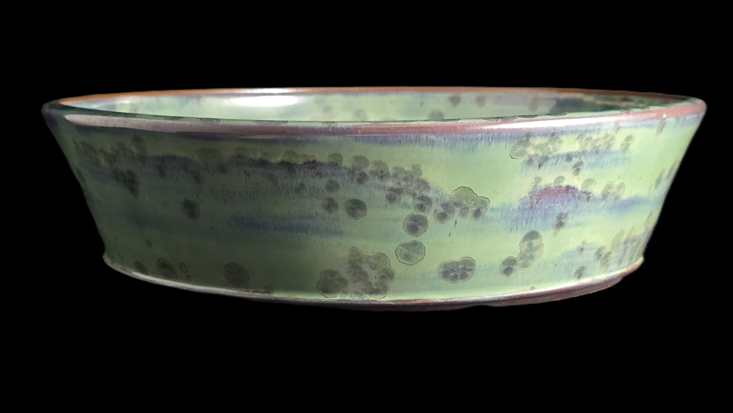 Bonsai Pot, Crystalline Round 2-26 - 11" X 2.75"