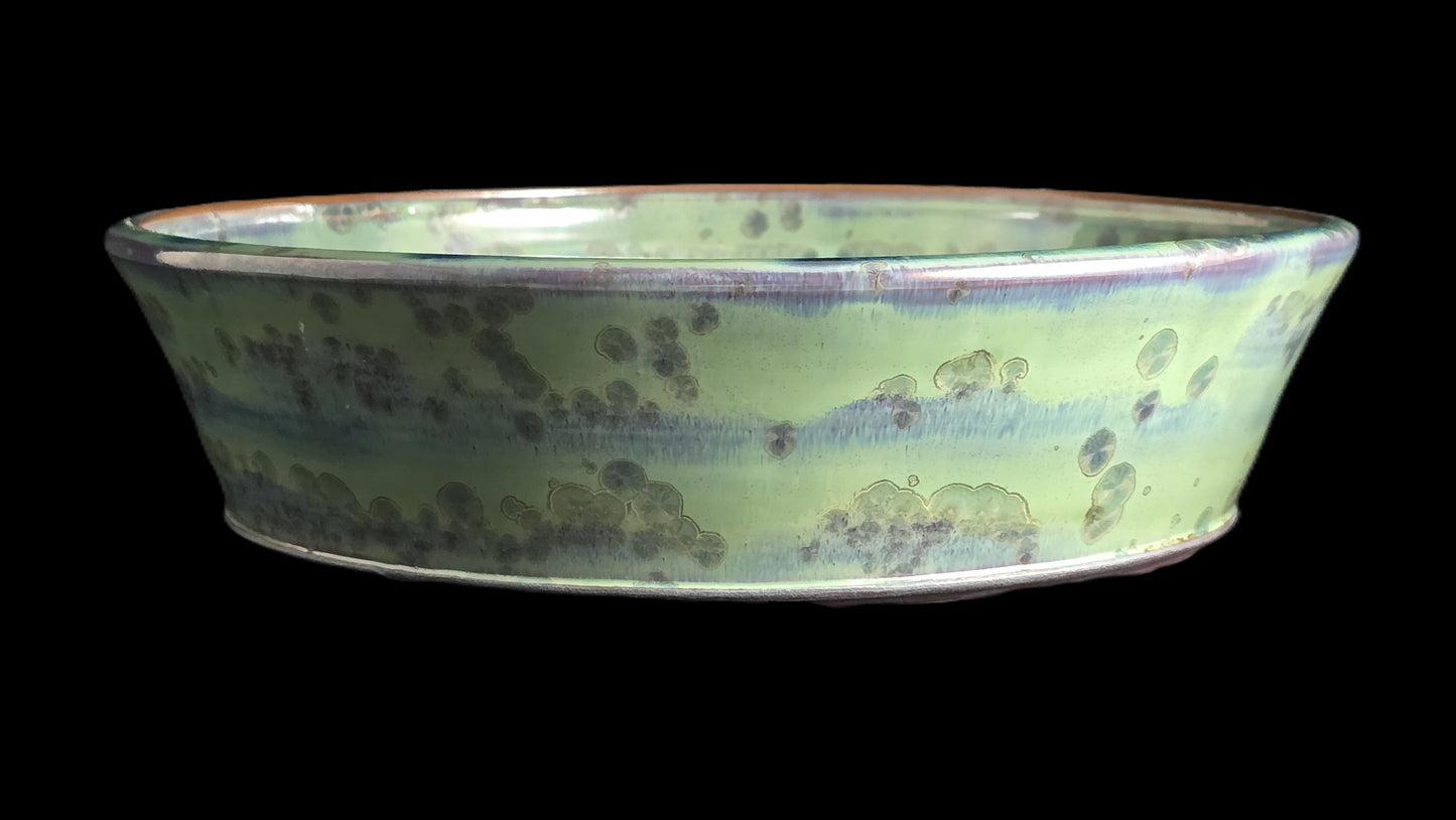 Bonsai Pot, Crystalline Round 2-26 - 11" X 2.75"