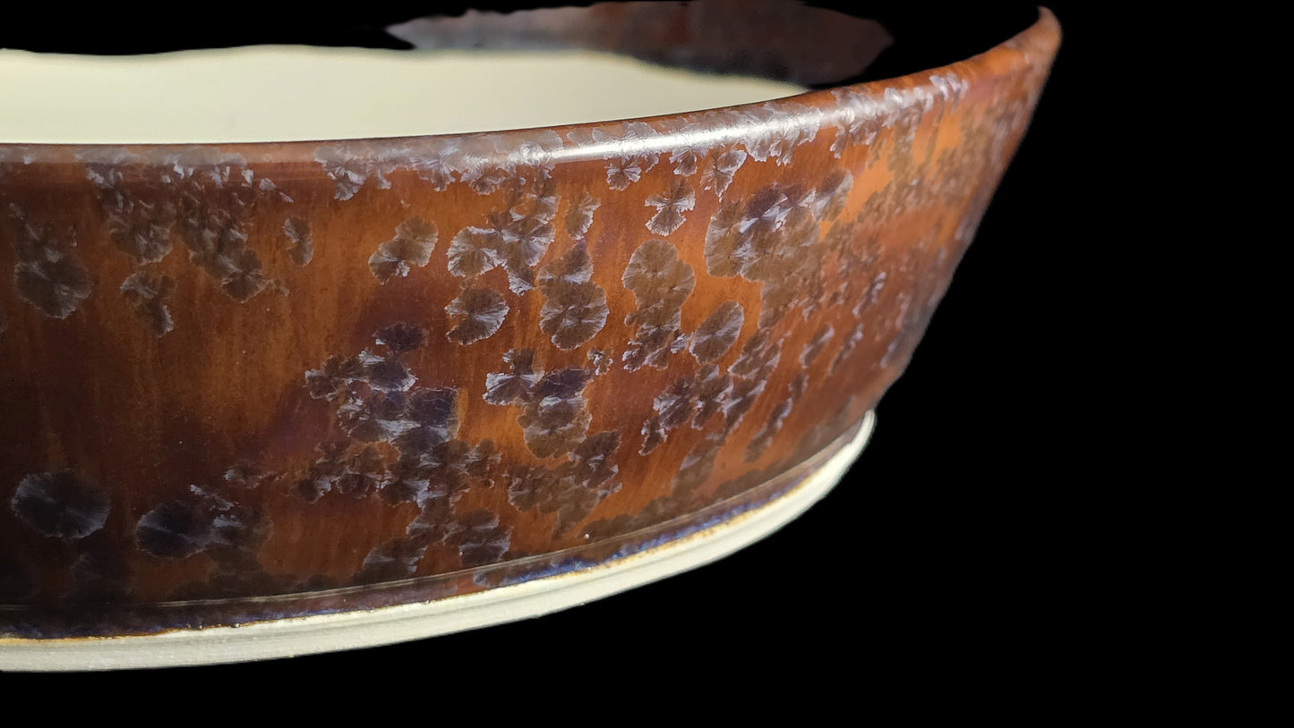 Bonsai Pot, Crystalline Round 2-26 - 10" X 2.5"