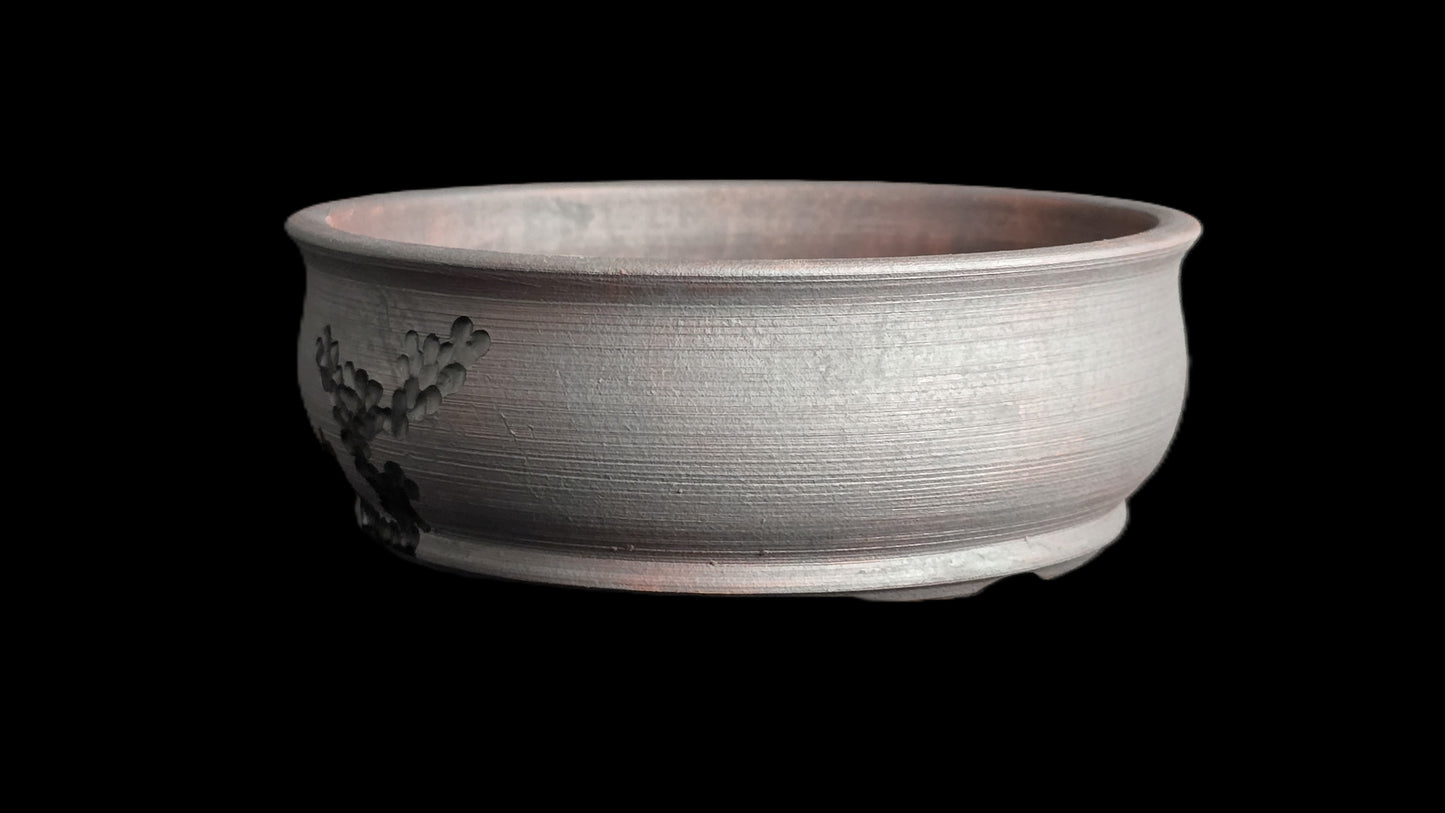 Bonsai Pot, Crystalline Round 2-26 - 5.25" X 1.75"