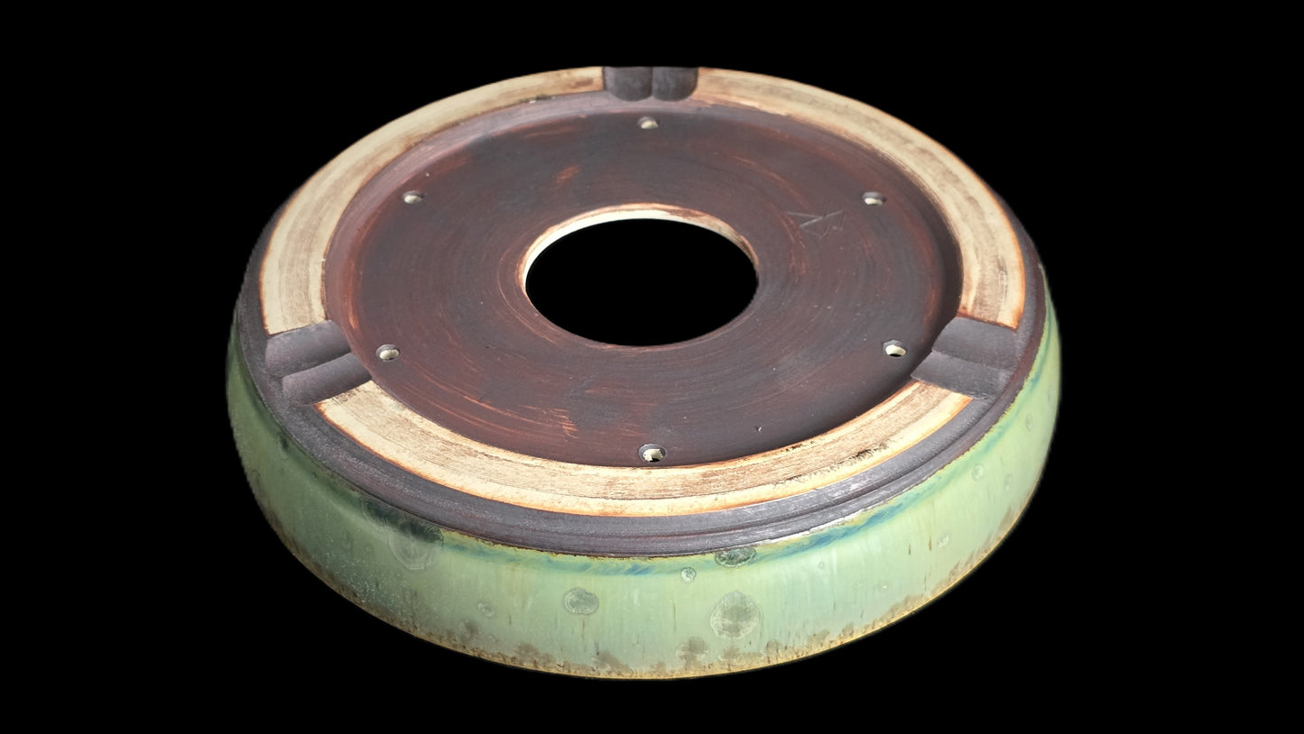 Bonsai Pot, Crystalline Round 2-26 - 8" X 1.5"
