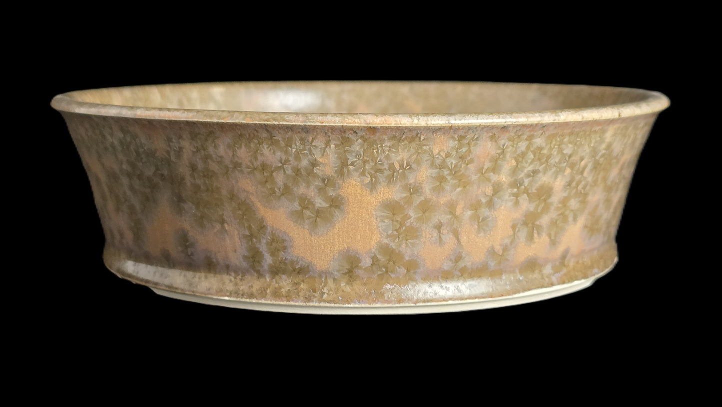 Bonsai Pot, Crystalline Round 2-26 - 8" X 2"