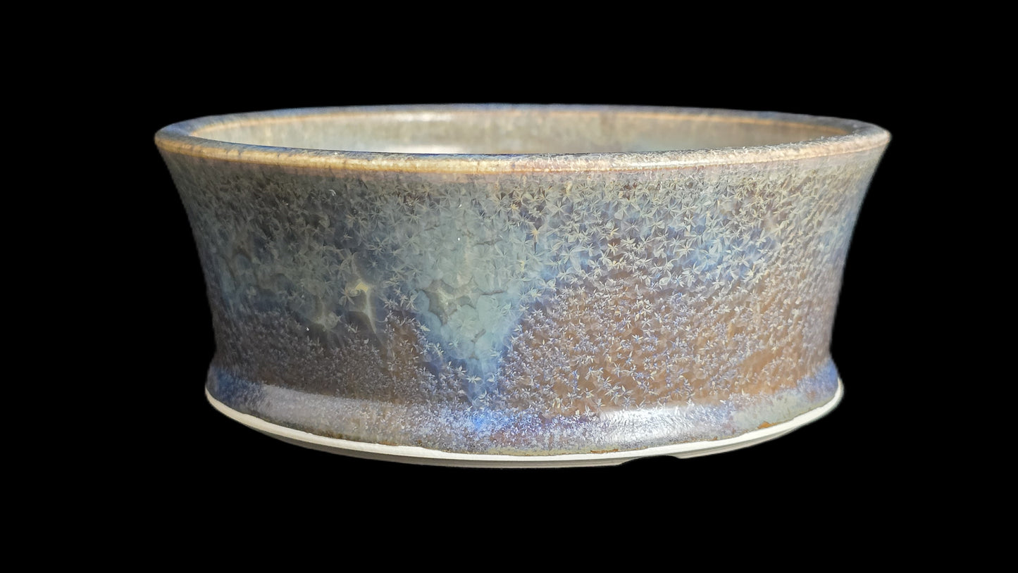 Bonsai Pot, Crystalline Round 2-26 - 6" X 2.25"