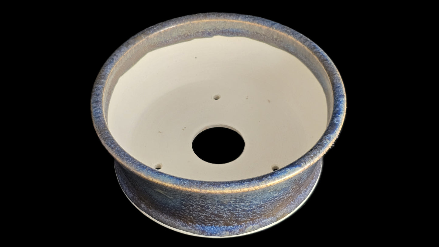 Bonsai Pot, Crystalline Round 2-26 - 6" X 2.25"