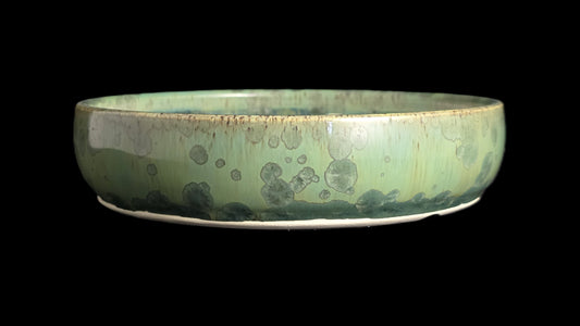 Bonsai Pot, Crystalline Round 2-26 - 7" X 1.75"