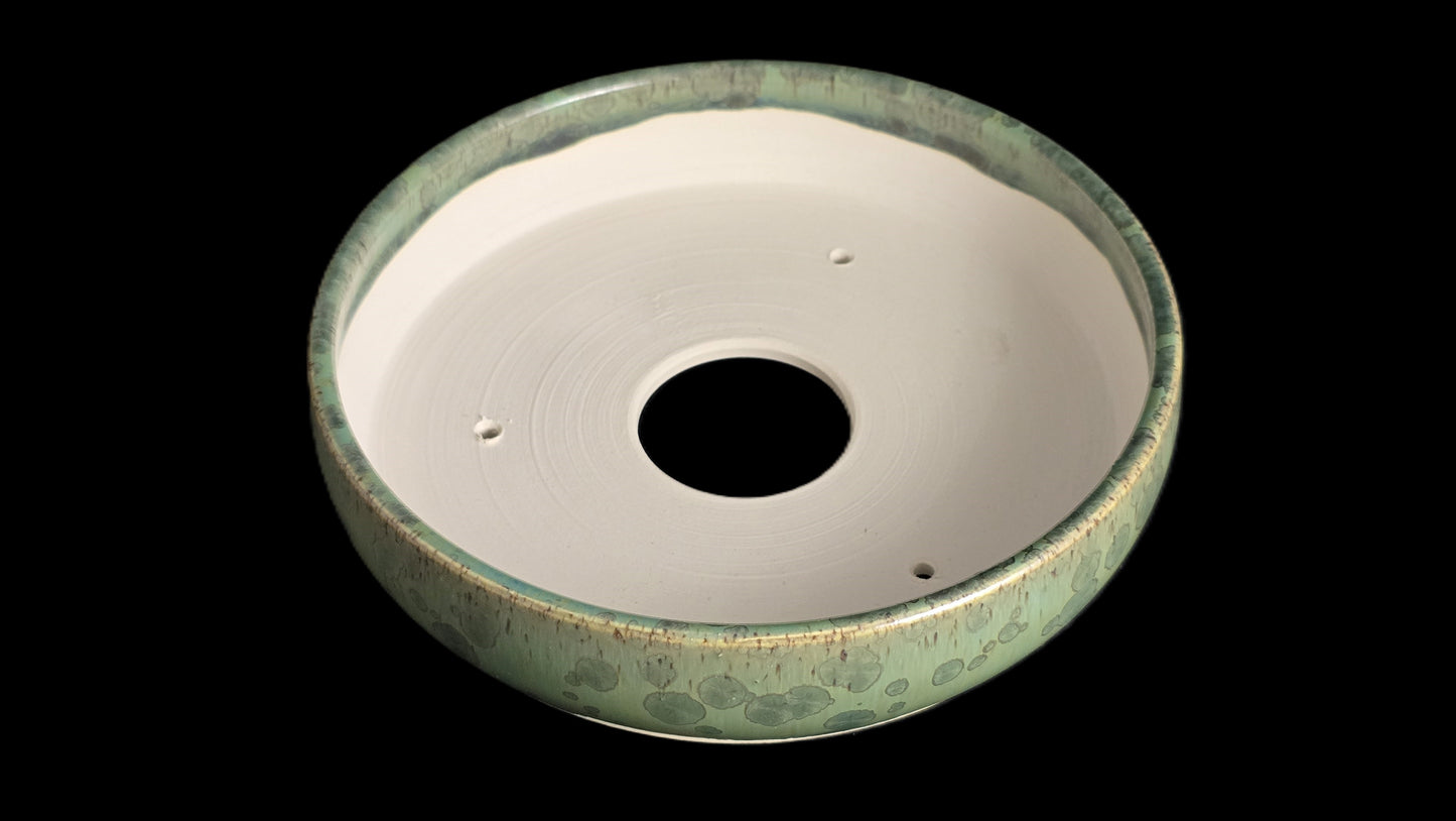 Bonsai Pot, Crystalline Round 2-26 - 7" X 1.75"