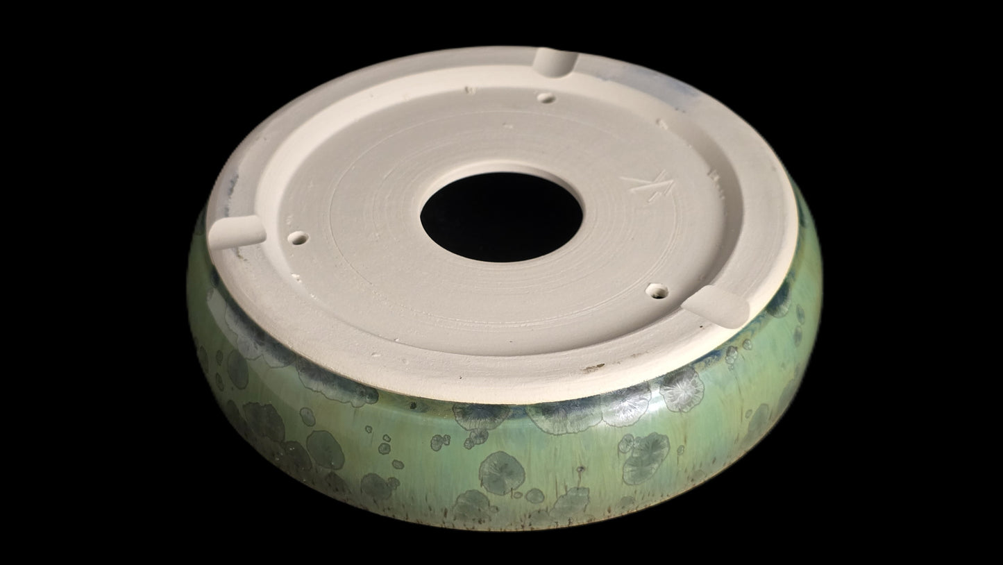 Bonsai Pot, Crystalline Round 2-26 - 7" X 1.75"