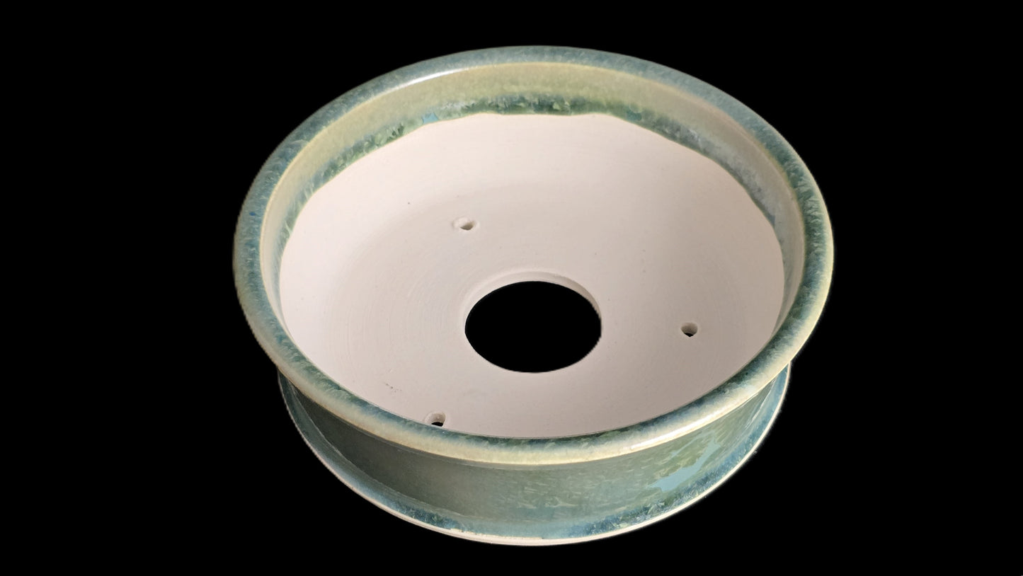 Bonsai Pot, Crystalline Round 2-26 - 6" X 1.75"
