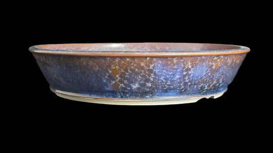 Bonsai Pot, Crystalline Round 2-26 - 9.5" X 2"
