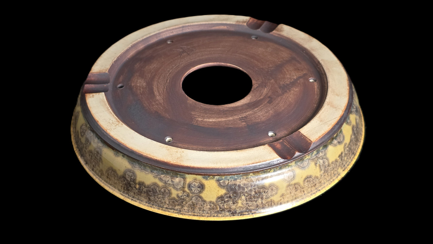 Bonsai Pot, Crystalline Round 2-26 - 9" X 1.5"