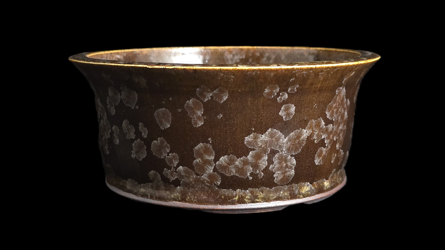 Bonsai Pot, Crystalline Round 2-26 - 5.75" X 2.75"