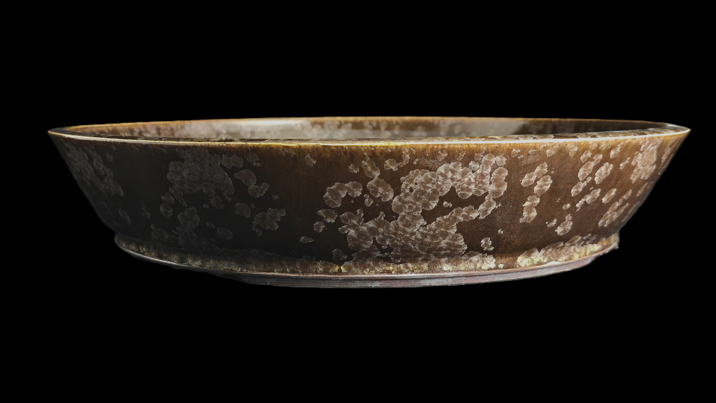 Bonsai Pot, Crystalline Round 2-26 - 13" X 2.5"