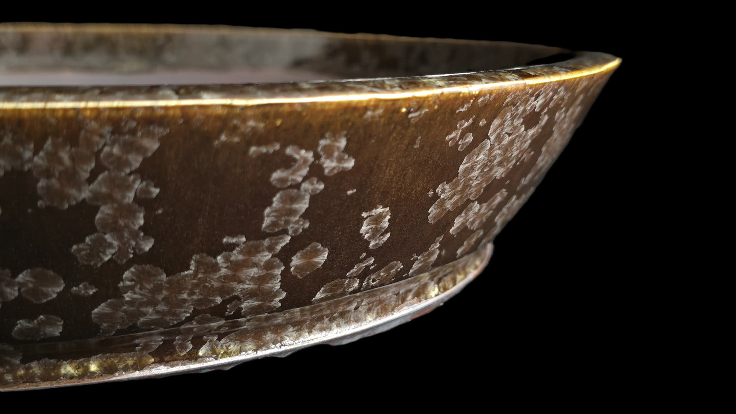 Bonsai Pot, Crystalline Round 2-26 - 13" X 2.5"