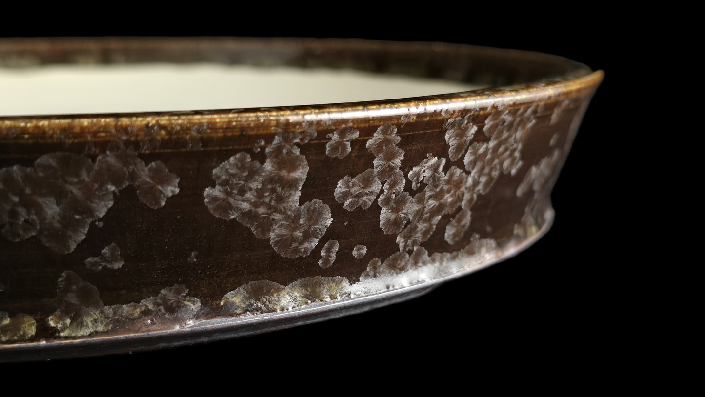 Bonsai Pot, Crystalline Round 2-26 - 10.5" X 1.5"