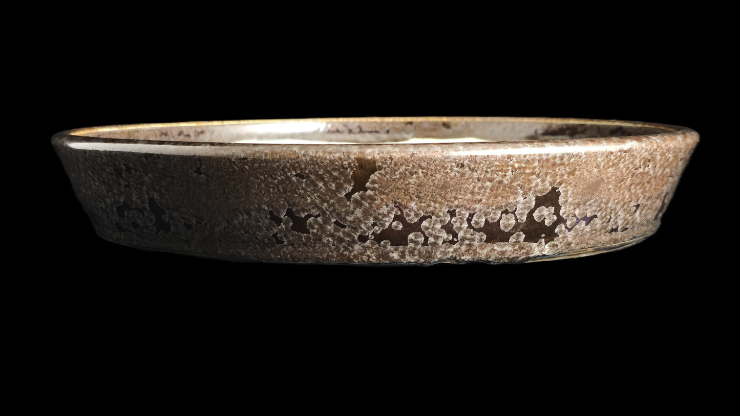 Bonsai Pot, Crystalline Round 2-26 - 11" X 1.75"
