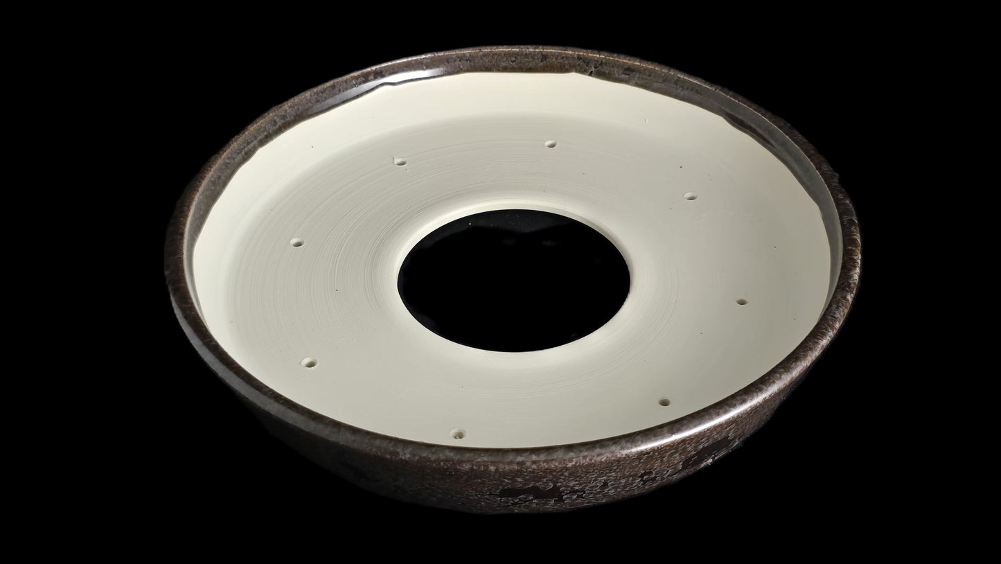 Bonsai Pot, Crystalline Round 2-26 - 11" X 1.75"