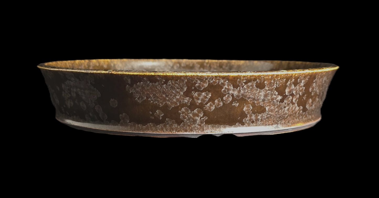 Bonsai Pot, Crystalline Round 2-26 - 9" X 1.75"
