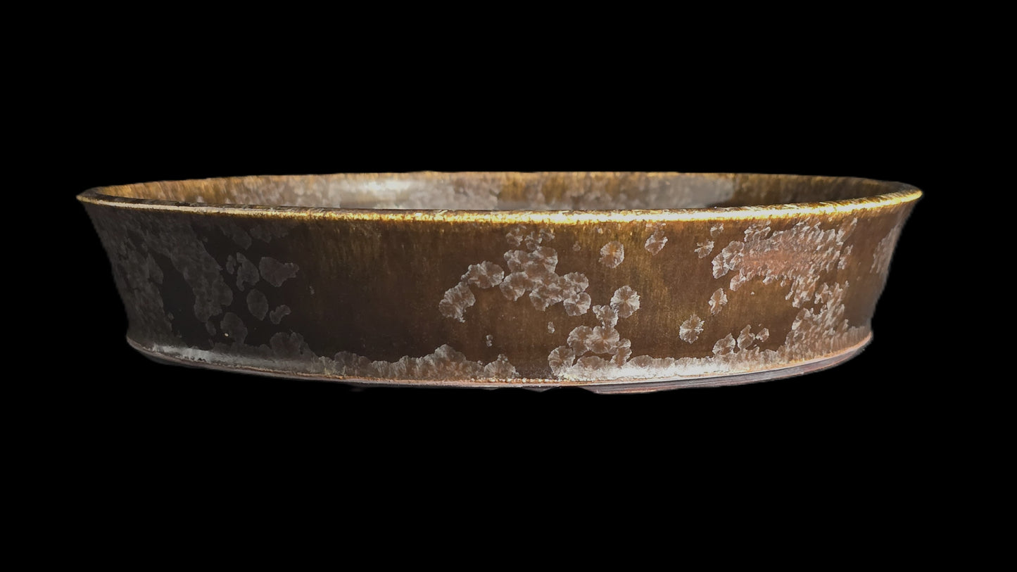 Bonsai Pot, Crystalline Round 2-26 - 9" X 1.75"