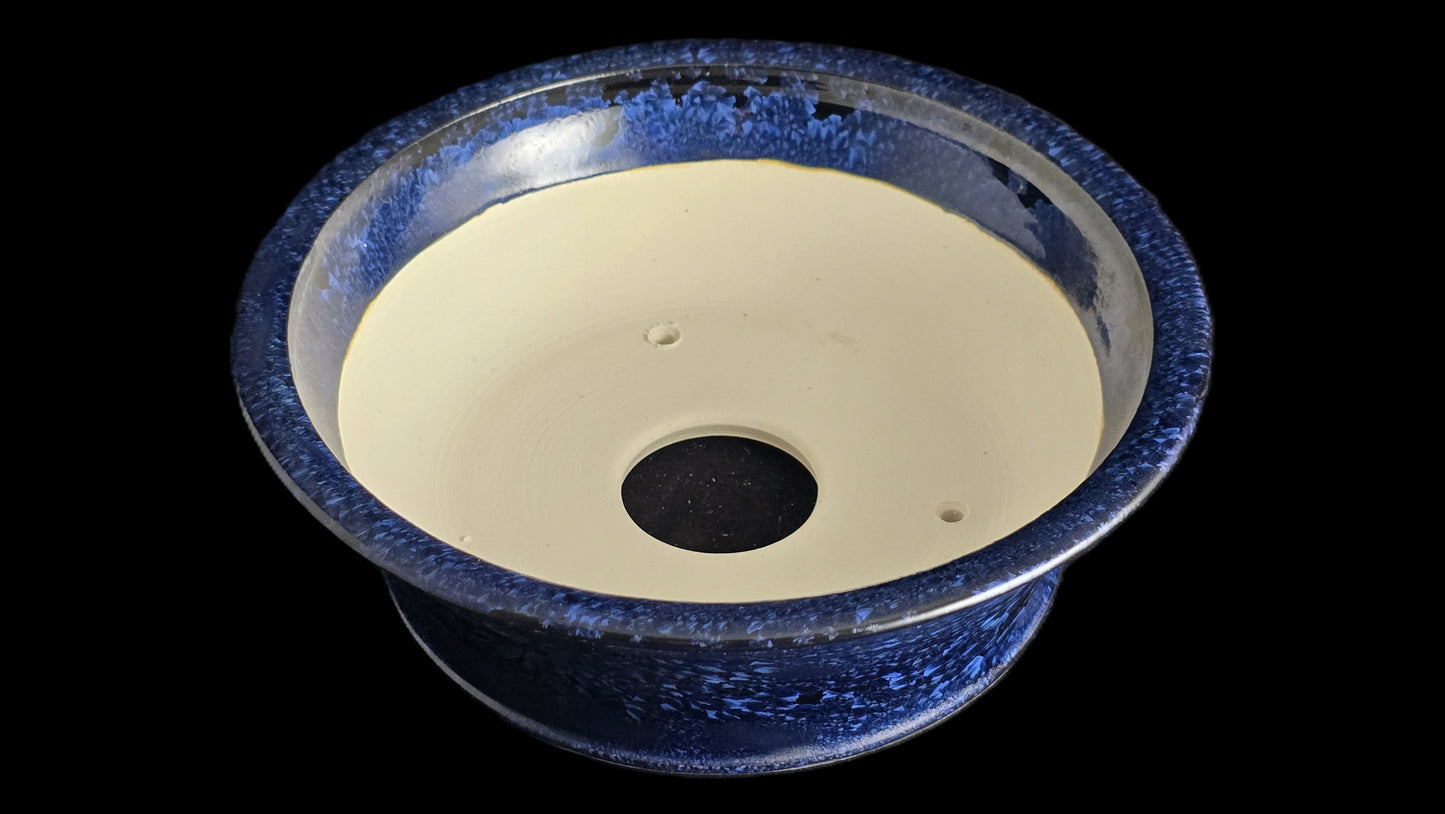 Bonsai Pot, Crystalline Round 2-26 - 6.75" X 2.25"