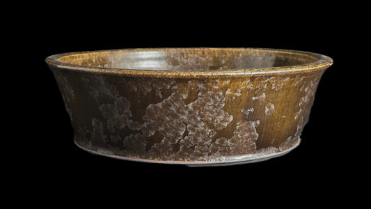 Bonsai Pot, Crystalline Round 2-26 - 6.75" X 2.75"