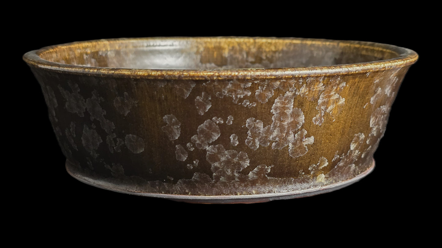 Bonsai Pot, Crystalline Round 2-26 - 6.75" X 2.75"