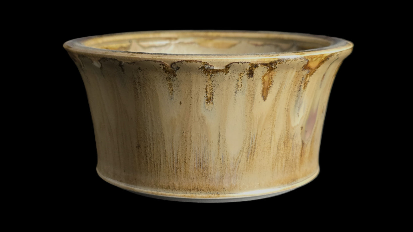 Bonsai Pot, Crystalline Round 2-26 - 10.5" X 1.5"