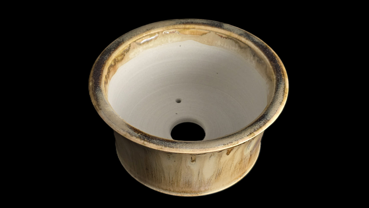 Bonsai Pot, Crystalline Round 2-26 - 10.5" X 1.5"
