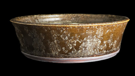 Bonsai Pot, Crystalline Round 3-26 - 6.5 X 2"