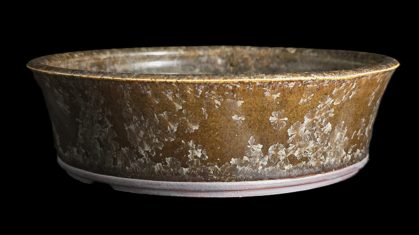 Bonsai Pot, Crystalline Round 3-26 - 6.5 X 2"