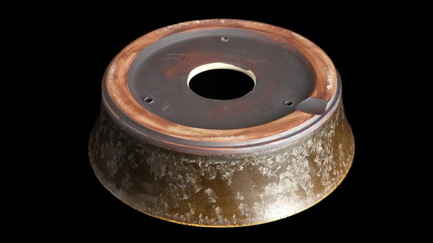 Bonsai Pot, Crystalline Round 3-26 - 6.5 X 2"