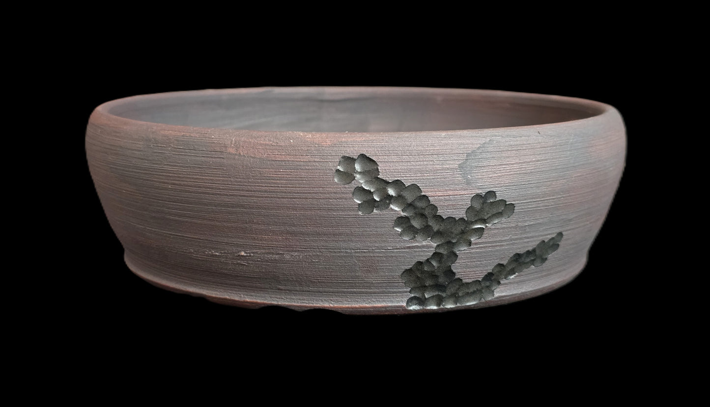 Bonsai Pot, Crystalline Round 3-26 - 6" X 2