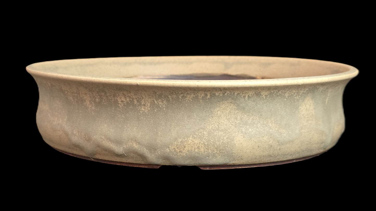 Bonsai Pot, Crystalline Round 3-26 - 10" X 2.25"