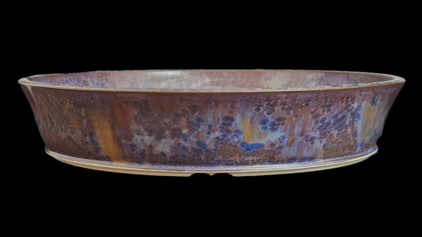 Bonsai Pot, Crystalline Round 3-26 - 11.25" X 2.25"