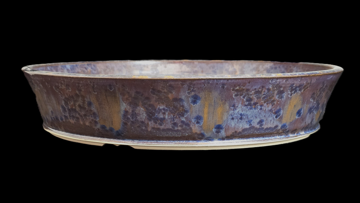 Bonsai Pot, Crystalline Round 3-26 - 11.25" X 2.25"