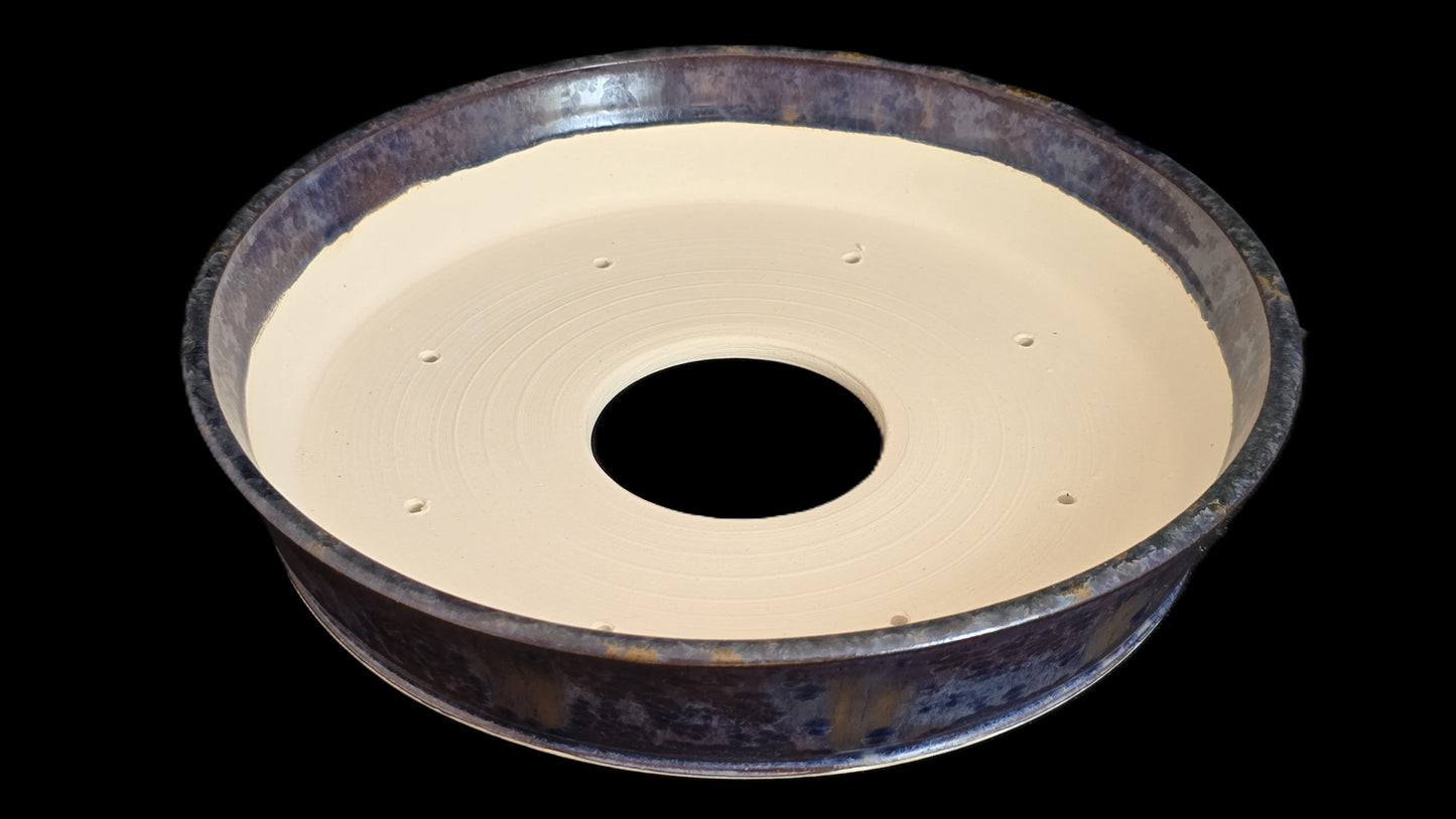 Bonsai Pot, Crystalline Round 3-26 - 11.25" X 2.25"